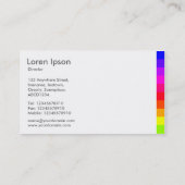 Carte De Visite Variations de couleurs III 01 (Dos)