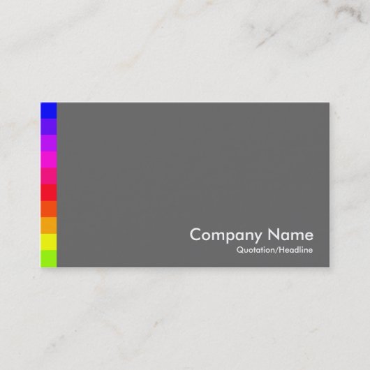 Carte De Visite Variations de couleurs III 01 - Gris (Devant)