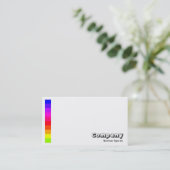 Carte De Visite Variations de couleurs IV 01a (Debout devant)