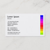 Carte De Visite Variations de couleurs IV 01a (Dos)