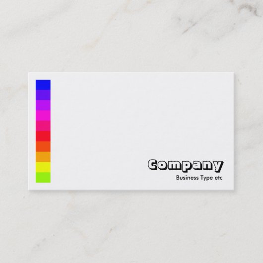 Carte De Visite Variations de couleurs IV 01a (Devant)
