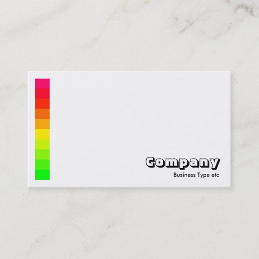 Carte De Visite Variations de couleurs IV 02a (Devant)