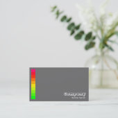Carte De Visite Variations de couleurs IV 02a - Gris (Debout devant)