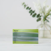 Carte de visite varié de feuille (Debout devant)