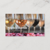 Carte De Visite Variétés de vins pour la dégustation (Devant)