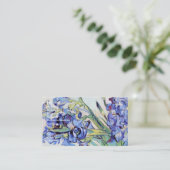 Carte De Visite Vase Still Life avec Irises par Vincent van Gogh (Debout devant)