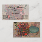 Carte De Visite Vase turc par Odilon Redon (Devant / Derrière)