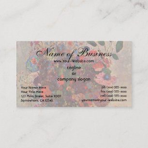 Carte De Visite Vase turque par Odilon Redon