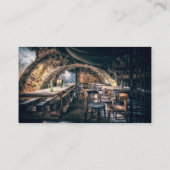 Carte De Visite Vaulted Wine Celler Bar (Dos)
