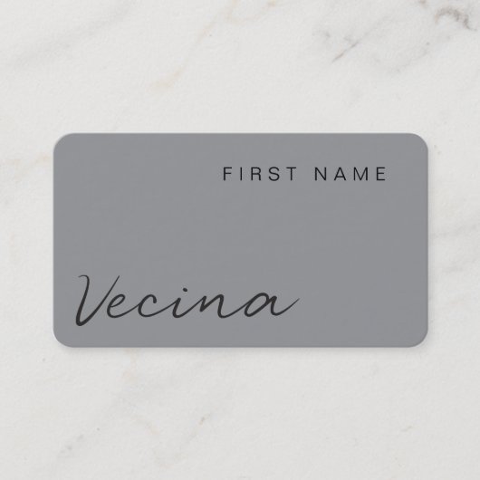 Carte de visite Vecina (Devant)