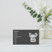 Carte De Visite vecteur de visage de gorille (Debout devant)