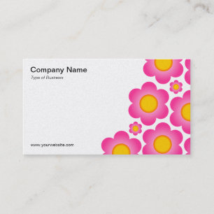 Carte De Visite Vector Flowers II - (Platine)