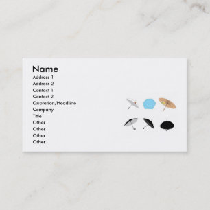 Carte De Visite vectorvaco_09101901_umbrella_vecteurs_large, Nam..