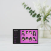 Carte De Visite vectorvaco_09102001_hair_style_large, Nom, Ajouter (Debout devant)