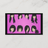Carte De Visite vectorvaco_09102001_hair_style_large, Nom, Ajouter (Dos)