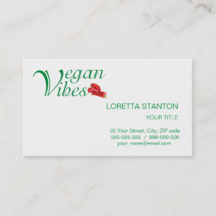 Carte De Visite Végétal