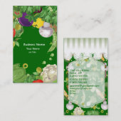 Carte de visite végétal d'affaires (Devant / Derrière)