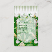Carte de visite végétal d'affaires (Dos)