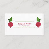 Carte de visite végétal Radish (Dos)