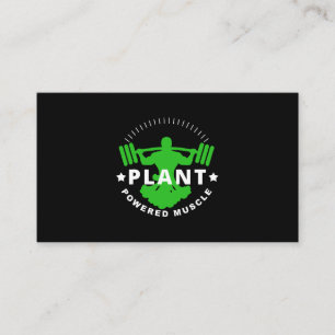 Carte De Visite Vegetarian Plante Broccoli Bodybuilding Ascenseur