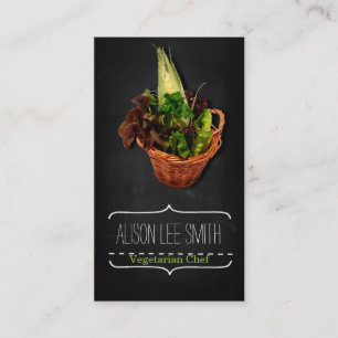 Carte De Visite Végèteraient Chef/Catering/cook service