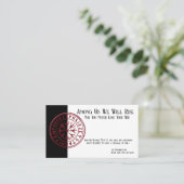 Carte De Visite Vegvisir (Debout devant)