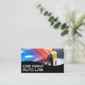 Carte De Visite Vehicle in Paint Booth | Auto Care Services (Debout devant)