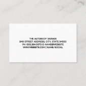 Carte De Visite Vehicle | Mechanic Wrench Logo (Dos)