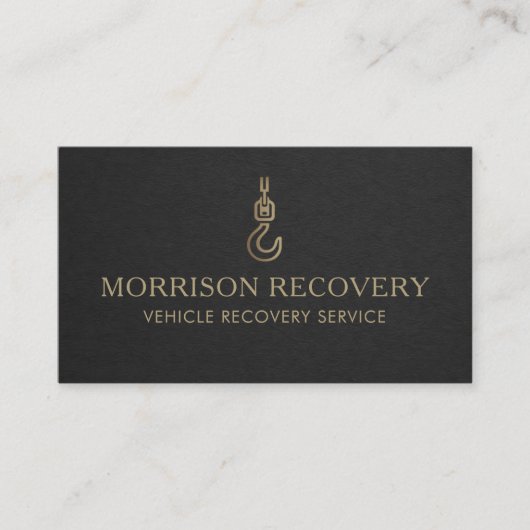 Carte De Visite Vehicle Recovery Service QR Code (Devant)