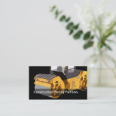 Carte De Visite Véhicule à roulettes de construction (Debout devant)