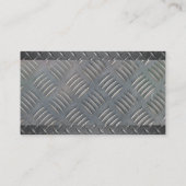 Carte De Visite Véhicule de construction | Acier plaqué diamant (Dos)