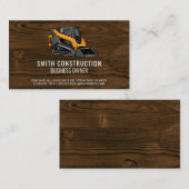Carte De Visite Véhicule de construction | Commercial Builder (Devant / Derrière)