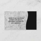 Carte De Visite Véhicule de construction | Construction résidentie (Dos)