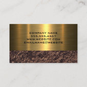 Carte De Visite Véhicule de construction d'excavateur | Jetée | Co (Dos)