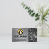 Carte De Visite Véhicule de construction et plan directeur (Debout devant)