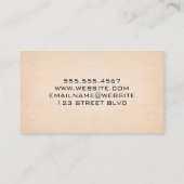 Carte De Visite Véhicule de construction | Exploration de la Terre (Dos)