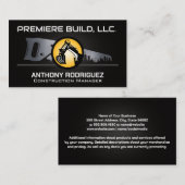 Carte De Visite Véhicule de construction | Immobilier (Devant / Derrière)
