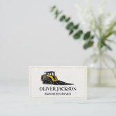 Carte De Visite Véhicule de construction immobilier (Debout devant)