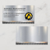 Carte De Visite Véhicule de construction | Logo de machines lourde (Devant / Derrière)