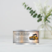 Carte De Visite Véhicule de construction | Métallurgique (Debout devant)