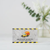 Carte De Visite Véhicule de mélange de ciment | Opérateur agréé (Debout devant)