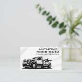 Carte De Visite Véhicule de remorque | Industriel (Debout devant)