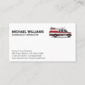 Carte De Visite Véhicule de secours (Devant)