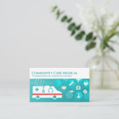 Carte De Visite Véhicule de secours | Technicien Médicale (Debout devant)