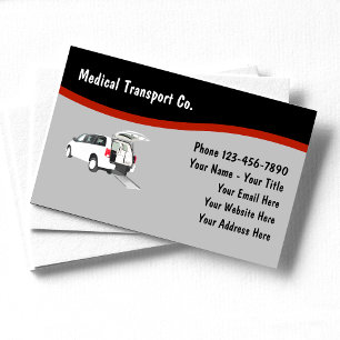 Carte De Visite Véhicule de transport médical
