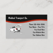 Carte De Visite Véhicule de transport Médicale (Devant)