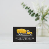 Carte De Visite Véhicule en béton de construction (Debout devant)