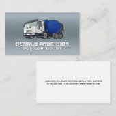 Carte De Visite Véhicule industriel | Mélangeur de béton (Devant / Derrière)