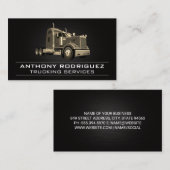 Carte De Visite Véhicule semi-routier | Logistique (Devant / Derrière)