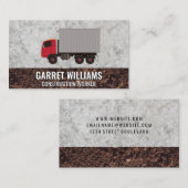 Carte De Visite Véhicules de construction | Logistique (Devant / Derrière)
